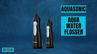 Aquasonic Aqua Water Flosser Review 2023 [upl. by Dru758]