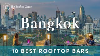 10 Best Rooftop Bars in Bangkok  2024 [upl. by Chura]