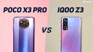 iQOO Z3 vs Poco X3 Pro FULL Comparison  Camera Test  Gaming Performance  Detailed Pros amp Cons [upl. by Ferretti]