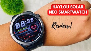 HAYLOU SOLAR NEO SMARTWATCH UNBOXING AND REVIEW  ENGLISH [upl. by Juetta]