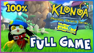 Klonoa Phantasy Reverie 100 FULL GAME  Door to Phantomile  Longplay PS4 PS5 [upl. by Ycal]