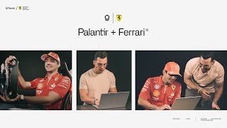 Palantir  Ferrari Building Ultimate Performance with Charles Leclerc [upl. by Ahsiea]