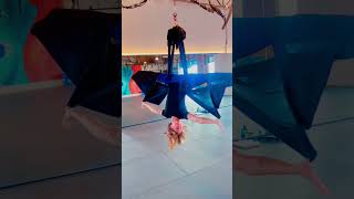 The art of aerial hammock hammocking hammock aerial aerialyoga aerialsilks aerialhammock [upl. by Nyltiac844]