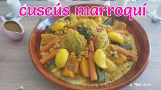 El auténtico cuscús marroquí de carne y verduras muy delicioso y fácil de hacer paso a paso [upl. by Anialem]