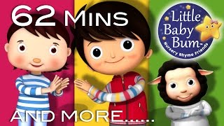 Clap Your Hands  Plus Lots More Nursery Rhymes  62 Minutes Compilation from LittleBabyBum [upl. by Hilliary]