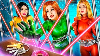 Totally Spies Become Criminals Extreme Jailbreak with Gadgets Totally Spies in Real Life [upl. by Bowman845]