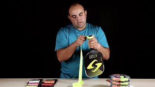 How To Install Overwrap Grip  Gearbox Pickleball [upl. by Morrie892]