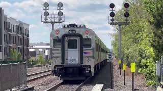 2 NJT trains at Garwood NJ 5823 [upl. by Trebliw]