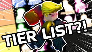 NEW UNTITLED BOXING GAME TIER LIST [upl. by Aynotan]