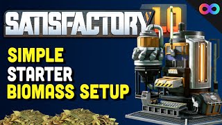 The ONLY Automated Biomass Burners Setup for Satisfactory 10 [upl. by Joanie]