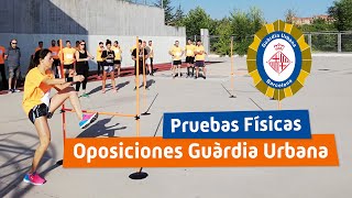 Pruebas Físicas Oposiciones Guàrdia Urbana  MasterD [upl. by Allehcim]