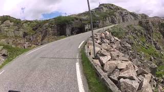 Onboard my XT600E between Sauda and Røldal in Norway Summer of 2012 [upl. by Rozanne]