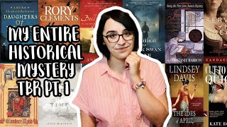 MY ENTIRE HISTORICAL MYSTERY TBR  Ancient Medieval and Georgian Mysteries Part 1 [upl. by Yi]