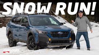 2022 Subaru Outback Wilderness XMode Extreme Snow Test [upl. by Godding167]