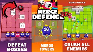 NEW THE HARDEST MERGING GAME EVER 😱  EXTRA CONTENT 👀  MERGE DEFENSE 3D [upl. by Benis]