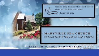 Sabbath Services on January 27th 2024 at the Maryville Seventhday Adventist church [upl. by Maurita]