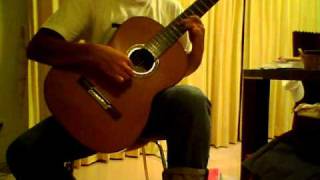 greensleeves on classical guitar [upl. by Lehcyar]