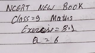 Class 9 Maths Exercise 81 Q6  class 9 maths chapter 8 exercise 81 q6 [upl. by Acceber502]