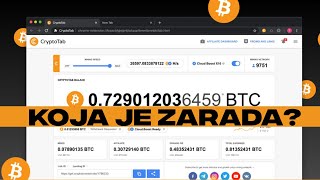 🔥 RUDARENJE KRIPTOVALUTA ZARADA  CRYPTOTAB  Kako Besplatno Rudariti Zaraditi Bitcoin Kriptovalute [upl. by Annadiana]