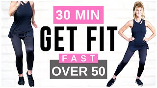 30 Minute GET FIT Indoor Walking Workout For Women Over 50 [upl. by Asilehs]