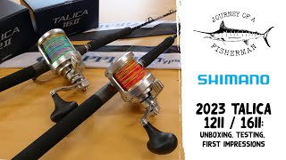 The New 2023 Shimano Talica 12  16  Unboxing Testing First Impressions [upl. by Icart]