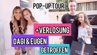 DAGI BEE amp EUGEN GETROFFEN  Dagi POP UP TOUR 2018  coole VERLOSUNG  Nini Flash [upl. by Soilissav986]