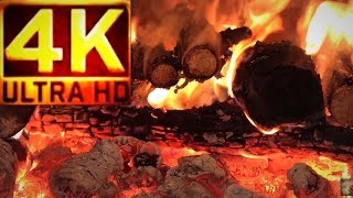 Best Crackling sparkling Fireplace 4K 🔥 💕 NO music [upl. by Alley842]