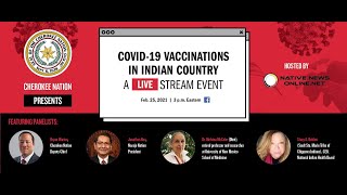 ‘Covid19 Vaccinations in Indian Country’ Live Stream News Event [upl. by Weinert]