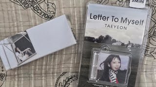 241202 開箱 Unboxing 111 TAEYEON The 6th Mini Album Letter To Myself SMini amp Gumbook Ver [upl. by Aduhey]