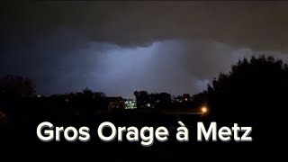 Gros Orage sur Metz  19 juin 2023 [upl. by Nave]