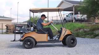 Testing Controller Upgrade on an EZGO TXT 48v Golf Cart [upl. by Turro]