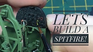 Cockpit build of Revells 132 Mk2 Spitfifre [upl. by Daenis]