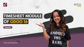 Odoo 16 Timesheets Demo  Overview of Odoo V16 Timesheet Module  Odoo 16 Enterprise Edition [upl. by Caughey]