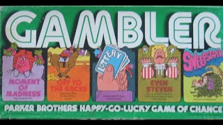 Ep 12 Gambler Board Game Review Parker Brothers 1977  How To Play [upl. by Clementia]