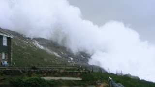 Storm ImogenSennen Cove8th Feb2016final [upl. by Denoting]