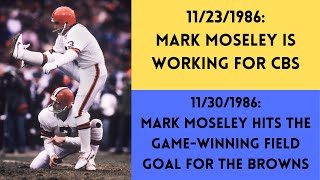 The Time Mark Moseley Joined the Cleveland Browns From CBS quotThe NFL Todayquot to an NFL Hero in a Week [upl. by Ellyn]