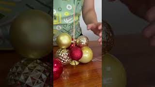 Árvore de Natal com bolas confira o vídeo completo no canal natal [upl. by Marice]