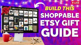 Workshop Build A Shoppable Etsy Gift Guide  The Friday Bean Coffee Meet [upl. by Ibbob933]