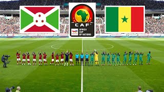 Burundi vs Senegal  AFRICA CUP OF NATIONS QUALIFICATION 2025 [upl. by Qiratla327]