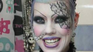 Goth make up tutorial 3 Gothic lace [upl. by Kcireddor719]