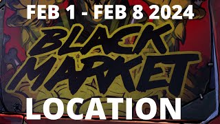 Black Market Vending Machine Location February 1 2024  Borderlands 3  Neon Arterial [upl. by Chirlin]