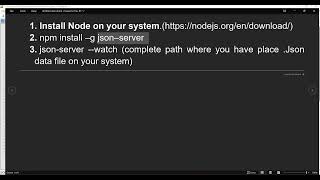 How to install Json Server for API Testing [upl. by Cesare381]
