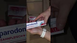 Paratontax Zahnpasta nachschauen unboxing [upl. by Nwahsel]