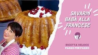 Ricetta Savarin passo passo  Il Mondo di Antonietta Polcaro [upl. by Heiskell365]