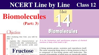 Fructose  Biomolecules Class 12 Chemistry  Structure of fructose  cyclic structure of fructose [upl. by Amorita]