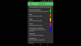 Como mudar a cor do LED para cada contato do WhatsApp [upl. by Veronike]