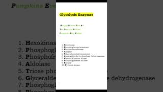 Glycolysis Enzyme Mnemonics Easiest Way to Remember 2024 biochemistrymnemonics usmle [upl. by Edmonds471]