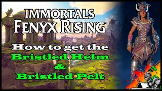 How to get the quotBristledquot Boar Armor Set I Immortals  Fenyx Rising [upl. by Nytsud437]