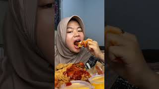 mukbang ayam richesse satu Eko [upl. by Enneirb]