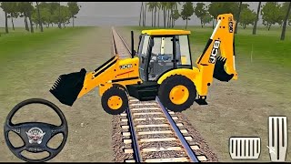 JCB 3DX BACKHOE LOADER BUS SIMULATOR INDONESIA DRIVING LIVE STREAM [upl. by Sitof473]